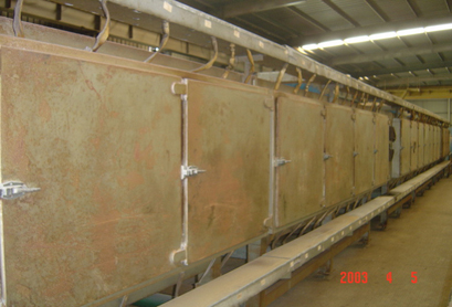 Curing furnace for aluminium painted coil