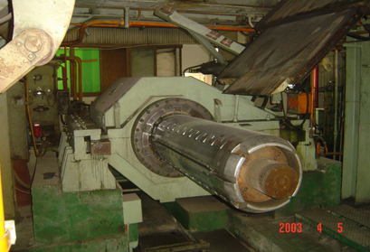 Re-coiler for painted metal coil